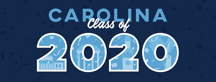 A downloadable profile cover photo that says "Carolina Class of 2020"