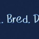 A sticker depicting the phrase "Born bred dead."
