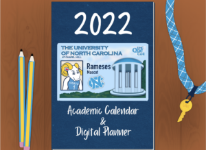 Cover of the digital planner designed by Carolina senior Lizzy